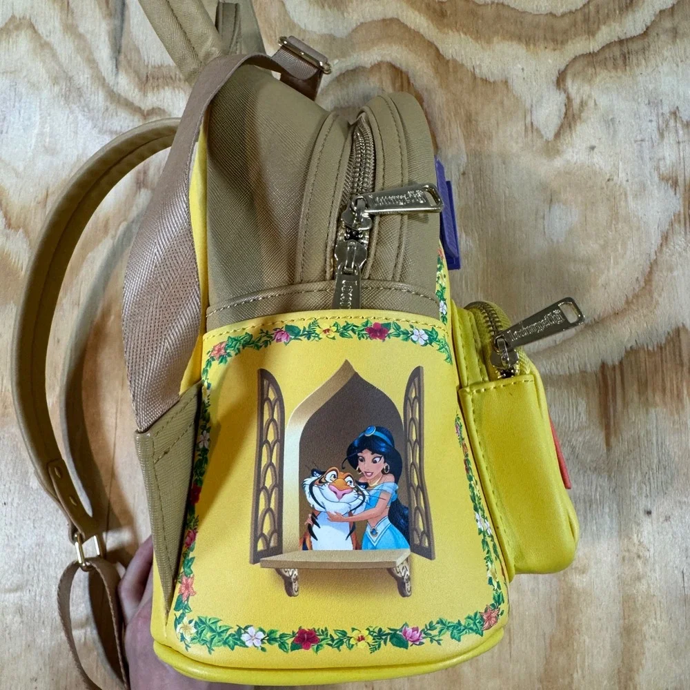 Loungefly Disney Princesses Floral Balconies Mini Backpack Snow White Jasmine